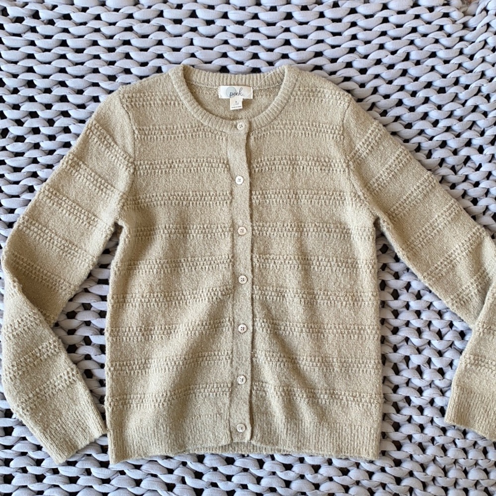 Peek Cream Kids Sweater